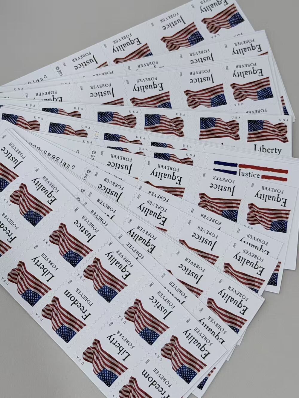USPS Forever American Flag Postage Stamp 10 Books